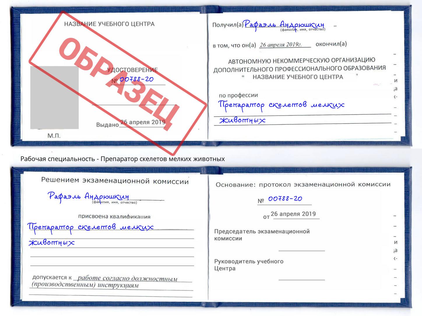 Препаратор скелетов мелких животных Лабинск